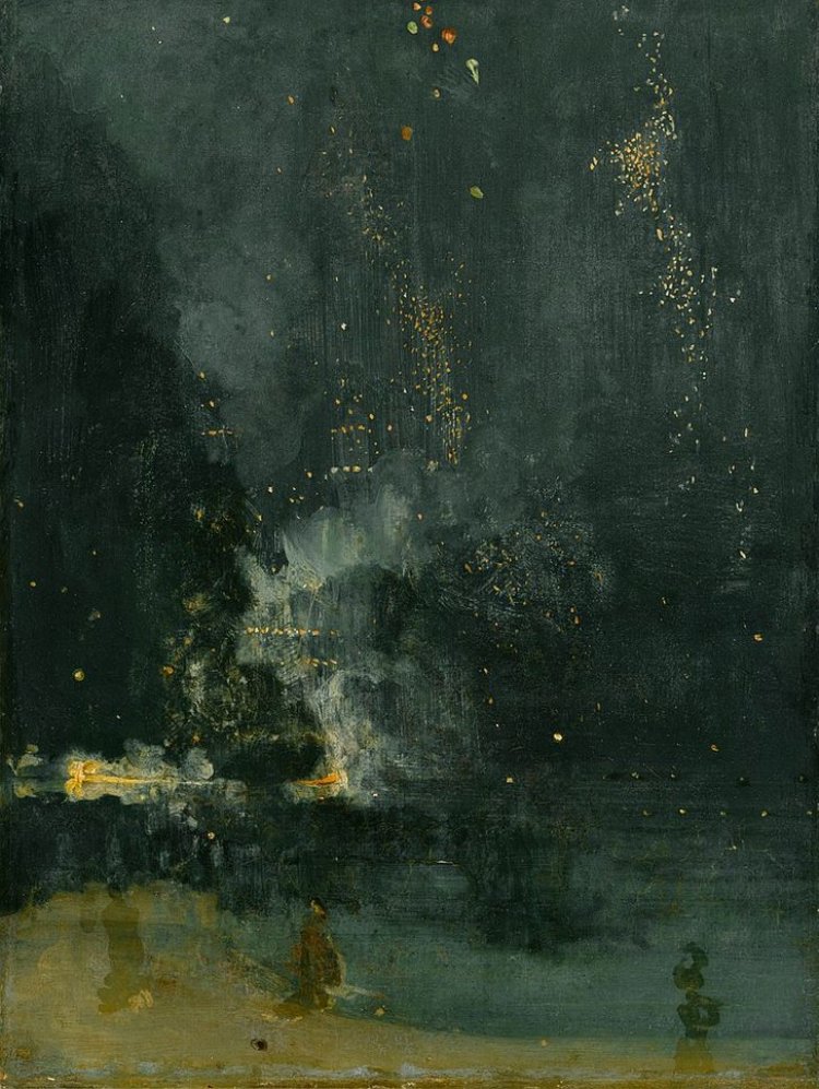 Nocturne in Black and Gold & The Falling Rocket de James Whistle